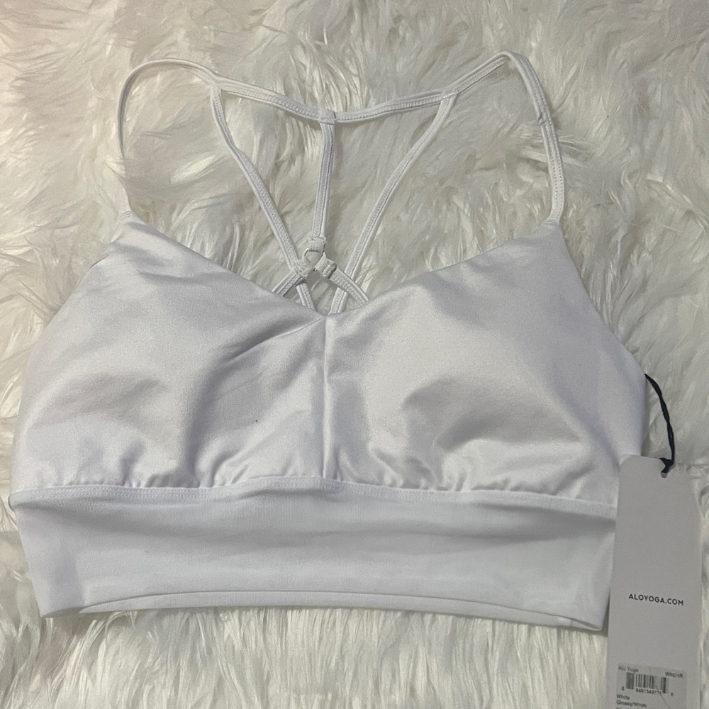 ALO Yoga White Sports Bra